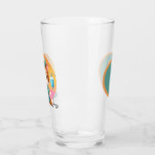 Schattige Verpleegkundige kat toevoegen monogram Glas (Links)