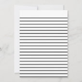 Schattige Verpleegster Pinup_ Liefde Taal Bedankkaart (Achterkant)