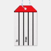 Schattige Verpleegster Pinup_ Liefde Taal Cadeaulabel (Achterkant)