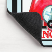 Schattige Verpleegster Pinup_ Liefde Taal Muismat (Hoek)