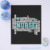 Schattige verpleegster RN LVN verpleegschool Medis Flyer (Enkel)