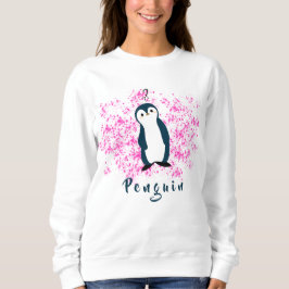 Schattige Verward Penguin Sweatshirt