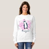 Schattige Verward Penguin Sweatshirt (Voorkant volledig)
