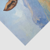 Schattige veulen Paarse lupine bloemen ontkoppelin Tissuepapier (Detail)