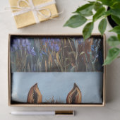 Schattige veulen Paarse lupine bloemen ontkoppelin Tissuepapier (Geschenk)