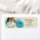 Schattige  Victoriaans Angels Sing Etiket (Insitu)