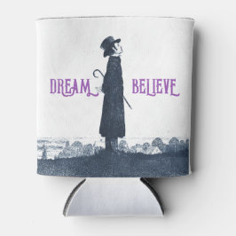 Schattige Victoriaans Man Dream Believe Quote Blikjeskoeler