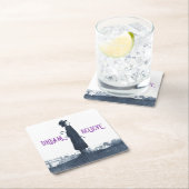 Schattige Victoriaans Man Dream Believe Quote Kartonnen Onderzetters (Insitu)