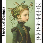 Schattige Victoriaans Meisje & Wijnstokken & Vogel Tissuepapier<br><div class="desc">🖤 Voeg een vleugje Victoriaans charme en grillige cottagecore-flair toe aan uw volgende decoupage, mixed media of cadeauverpakkingproject met dit betoverende tissuepapierontwerp. Met een lief Victoriaans geïnspireerd meisje versierd met een kruin van wijnstokken en vergezeld van charmante vogeltjes, brengt dit kunstwerk een magische touch aan elk ambacht. Ideaal voor het...</div>