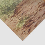 Schattige vintage hanen en kippen feestje tissuepapier (Detail)