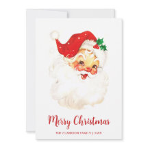 Schattige Vintage Kerstman Kerstmis