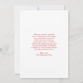 Schattige Vintage Kerstman Kerstmis Feestdagenkaart (Achterkant)