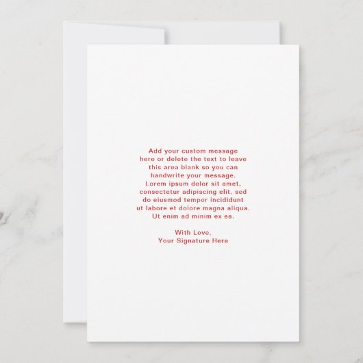 Schattige Vintage Kerstman Kerstmis Feestdagenkaart (Achterkant)