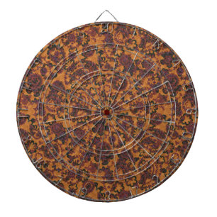 Schattige vintage paisley patronen dartbord