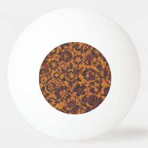 Schattige vintage paisley patronen pingpongbal