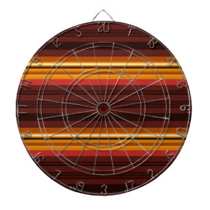 Schattige vintage strepen dartbord