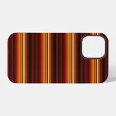 Schattige vintage strepen iPhone hoesje (Achterkant horizontaal)