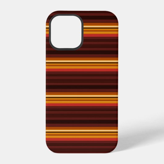 Schattige vintage strepen iPhone hoesje (Achterkant)