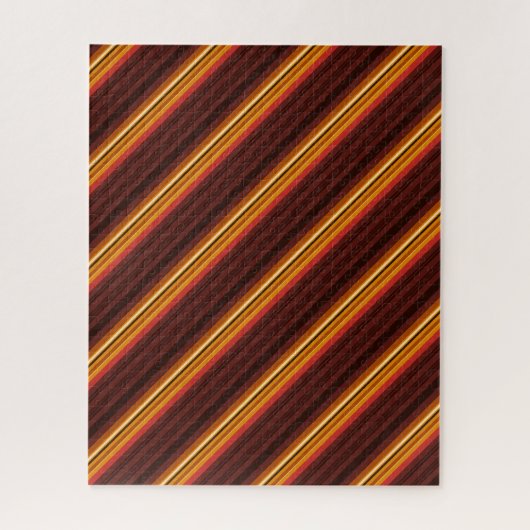 Schattige vintage strepen legpuzzel (Verticaal)