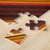 Schattige vintage strepen legpuzzel (Zijkant)