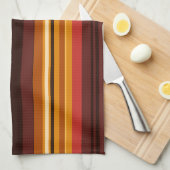 Schattige vintage strepen theedoek (Quarter Fold)