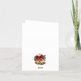 schattige vintage tabby kat kerstkaart feestdagen kaart