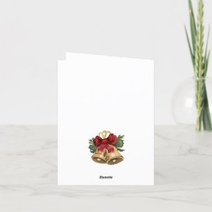 schattige vintage tabby kat kerstkaart feestdagen kaart