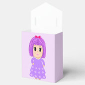 Schattige Violet Meisje Dank je Bedankdoosjes (Geopend)