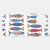 Schattige vis. Achtergrond voor kinderen. Naadloos Case-Mate iPhone Case (Achterkant (horizontaal))