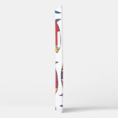 Schattige vis. Achtergrond voor kinderen. Naadloos Case-Mate iPhone Case (Achterkant / Rechts)