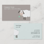 Schattige Visitekaartje (Voorkant / Achterkant)