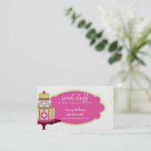 SCHATTIGE VISITEKAARTJE Sweet Cakes Bakkerij limoe (Staand voorkant)