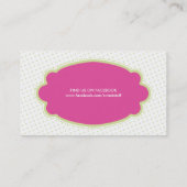 SCHATTIGE VISITEKAARTJE Sweet Cakes Bakkerij limoe (Achterkant)