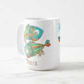 Schattige Vissen Vis Koffiemok (Voorkant links)