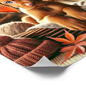 schattige Vizsla puppy Poster (Hoek)