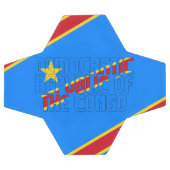 Schattige vlag van de Democratische Republiek Cong Voetbal (Enkel)