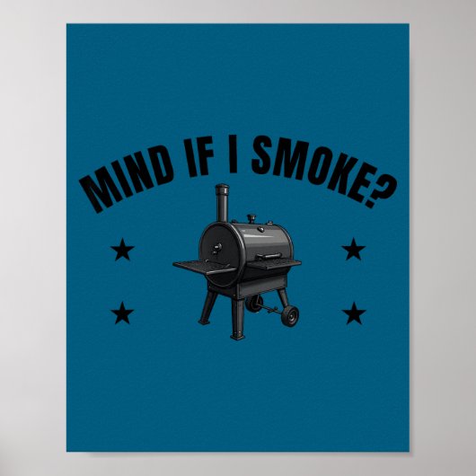 Schattige vleesroker, vind je het erg als ik rook_ poster (Voorkant)