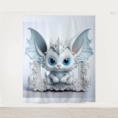 Schattige vleugeloorteken wandkleed (Voorkant)