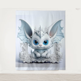 Schattige vleugeloorteken wandkleed