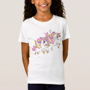 Schattige vliegende eenhoorns  t-shirt