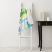 Schattige Vliegende Vogels Baby Deken –Sherpa Deke (In situ)