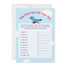 Schattige Vliegtuig Baby shower Raad Juiste Prijs 