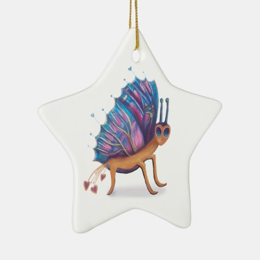 schattige vlinder keramisch ornament (Rechts)