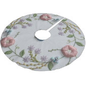 schattige vlindermijn groene roze borduurwerk kerstboom rok (Gekanteld)