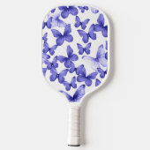 Schattige vlinders blauwe pickleball-paddle pickleball paddle (Achterkant)