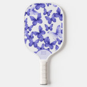 Schattige vlinders blauwe pickleball-paddle pickleball paddle (Voorkant)