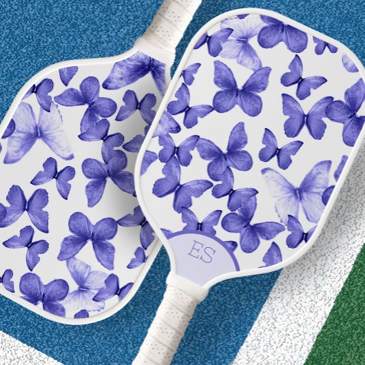 Schattige vlinders blauwe pickleball-paddle pickleball paddle