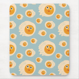 Schattige voedsel - Kawaii gebakken eieren patroon Muismat