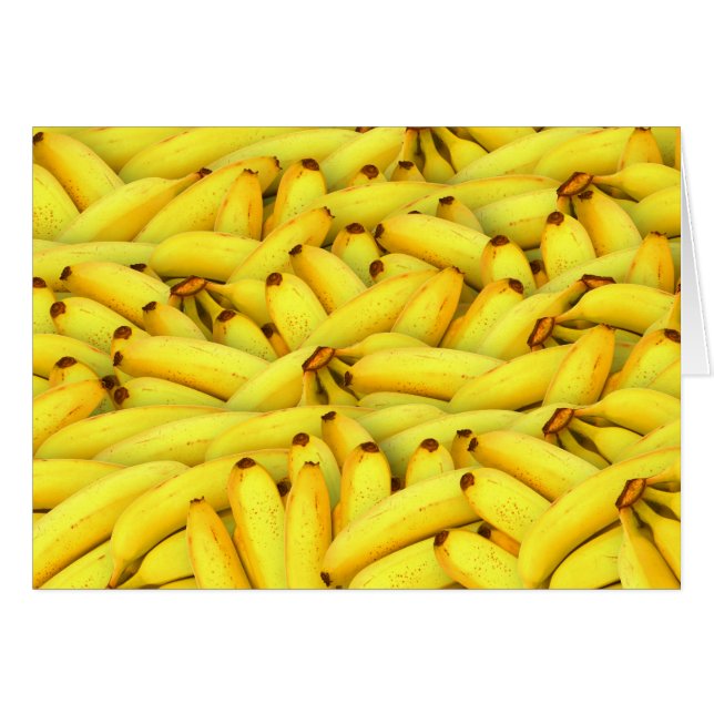 Schattige voedselfruit tropisch geel bananenpatroo (Voorkant Horizontaal)