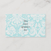 Schattige voetbal; Damask Visitekaartje (Achterkant)